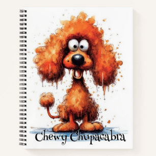 Lustiger Hundemonster: Chewy Chupacabra Notizblock