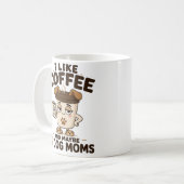 Lustiger Hundemutter-Kaffeebecher-Geschenk für Hun Kaffeetasse (Vorderseite Links)
