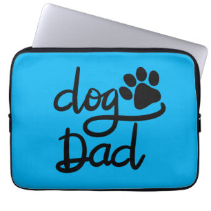 Lustiger Hundepfotenabdruck Hund Papa Laptopschutzhülle