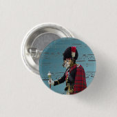 Lustiger Hunderohrmajor Button (Vorne & Hinten)