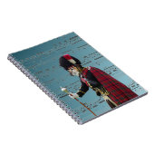 Lustiger Hunderohrmajor Notizblock (Rechte Seite)