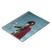 Lustiger Hunderohrmajor Notizblock (Linke Seite)