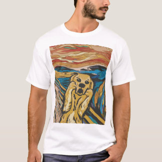 Lustiger Hundeschrei-Parodie – Süßer expressionist T-Shirt