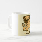 Lustiger Hundetasse Kaffeetasse (Vorderseite Links)
