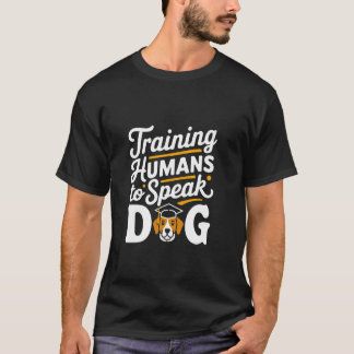 Lustiger Hundetrainer Hundetraining T-Shirt