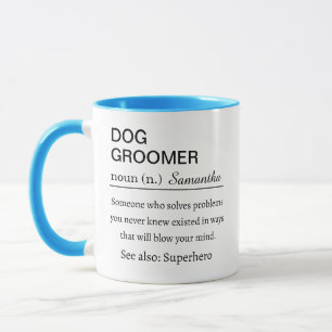 Lustiger Hundetrimmer-Definitionskaffee Tasse
