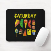 Lustiger Hungriger S Samstag Früchte Lehrer Mousepad (Mit Mouse)
