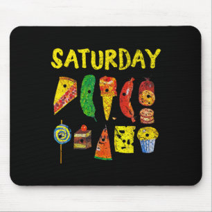 Lustiger Hungriger S Samstag Früchte Lehrer Mousepad