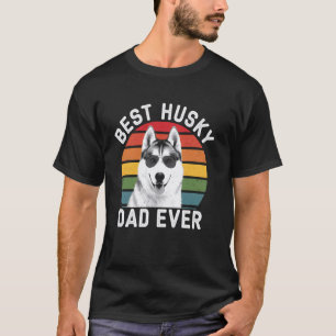 Lustiger Husky-Vater Hundeliebhaber Lustiges Vater T-Shirt