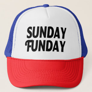 Lustiger Hut Sonntags Funday Truckerkappe