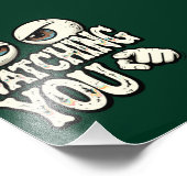 Lustiger "Ich beobachte dich" Retro-Büroplakat - D Fotodruck (Ecke)