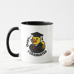 Lustiger Ich-Habe-Abschluss-Gummienten-Abschluss 2 Tasse