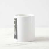 Lustiger Ich-lächle-grummeliger-Adler-Foto Kaffeetasse (Mittel)
