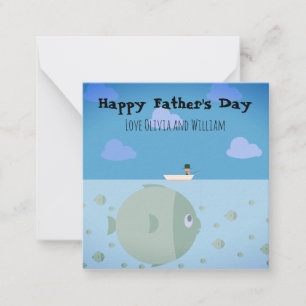 Lustiger: Ich würde lieber Fischen am Vatertag Mitteilungskarte