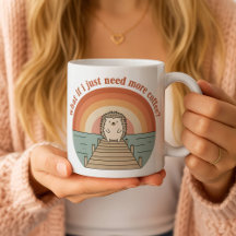 Lustiger Igel-Kaffee-Morgen-Slogan-Becher