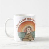 Lustiger Igel-Kaffee-Morgen-Slogan-Becher Kaffeetasse (Links)