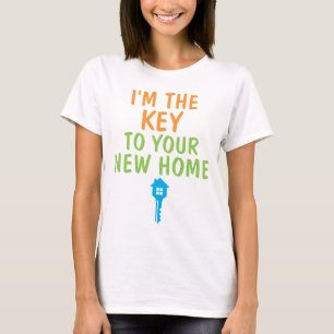 Lustiger Immobilienmakler Süßer Immobilienmakler H T-Shirt