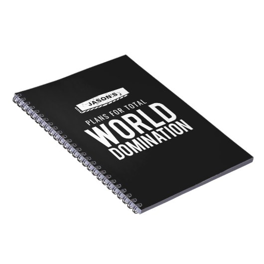 Lustiger individueller Name der Notizblock (Rechte Seite)