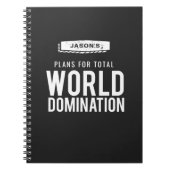 Lustiger individueller Name der Notizblock (Vorderseite)