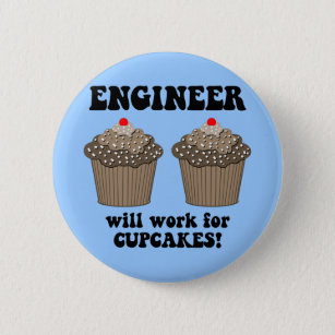 lustiger Ingenieur Button