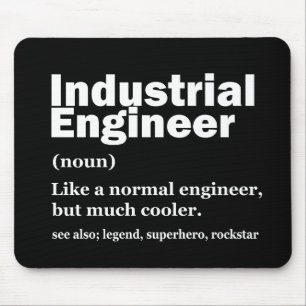 Lustiger Ingenieur für Wirtschaftsingenieurwesen Mousepad