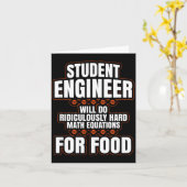 Lustiger Ingenieur Ingenieurwissenschaftliches Hoc Karte (Gelbe Blume)