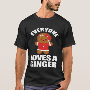 Lustiger Ingwer Weihnachts Humor Rothaariger Weihn T-Shirt