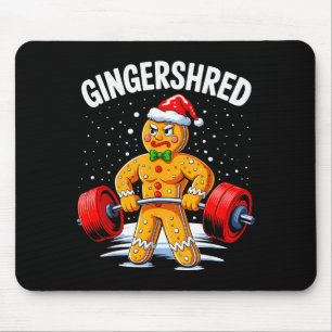Lustiger Ingwerbrot-Mann Gingerschred Gym Fitness Mousepad