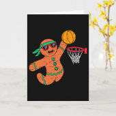 Lustiger Ingwerbrot-Sketch Weihnachten Xmas Männer Karte (Gelbe Blume)