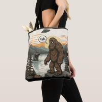 Lustiger Introvert Bigfoot Sasquatch Loch Ness Ret
