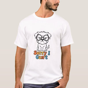 Lustiger Introvert Sorry Ich Kann Nicht Grummelige T-Shirt