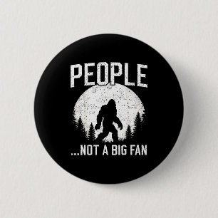 Lustiger Introvertierter Bigfoot Menschen Kein gro Button