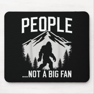 Lustiger Introvertierter Bigfoot-Menschen Kein gro Mousepad