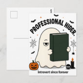 Lustiger introvertierter Geist professioneller Ver Postkarte (Vorne/Hinten)