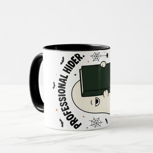 Lustiger introvertierter Geist professioneller Ver Tasse (Vorderseite Links)