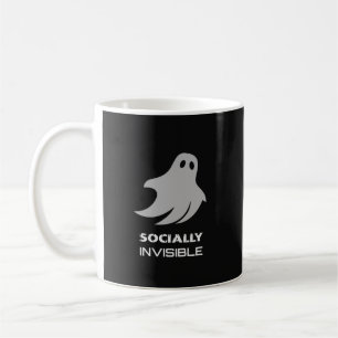 Lustiger introvertierter spooky Geist Kaffeetasse