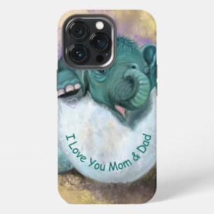 Lustiger iPhone-Elefanten-Schlüpfkoffer - Benutzer iPhone 13 Pro Hülle