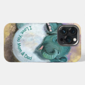 Lustiger iPhone-Elefanten-Schlüpfkoffer - Benutzer iPhone Hülle (Rückseite (Horizontal))