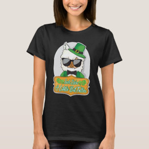Lustiger Ire Ich War Ein Bisschen Größer Lama St P T-Shirt