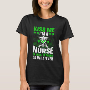 Lustiger irischer Krankenpfleger St. Patrick's Day T-Shirt
