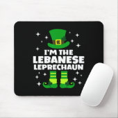 Lustiger irischer Lenese Kobold St Patricks Day Ir Mousepad (Mit Mouse)