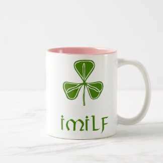 Lustiger irischer Mütter-Tasse IMILF Zweifarbige Tasse