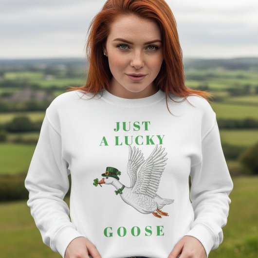 Lustiger irischer St. Patrick's Day, einfach nur e Sweatshirt