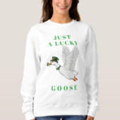 Lustiger irischer St. Patrick's Day, einfach nur e Sweatshirt (Vorderseite)