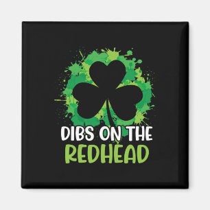 Lustiger irischer St. Patricks Day Shamrock Dibs a Magnet