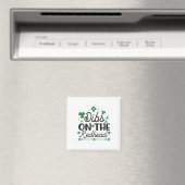Lustiger irischer St. Patricks Day Shamrock Dibs O Magnet (In Situ (Geschirrspüler))
