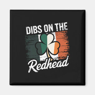 Lustiger irischer St. Patricks Day Shamrock Dibs O Magnet