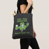 Lustiger irischer St. Patrick's Day Trinkspruch Hu Tasche (Von Nahem)