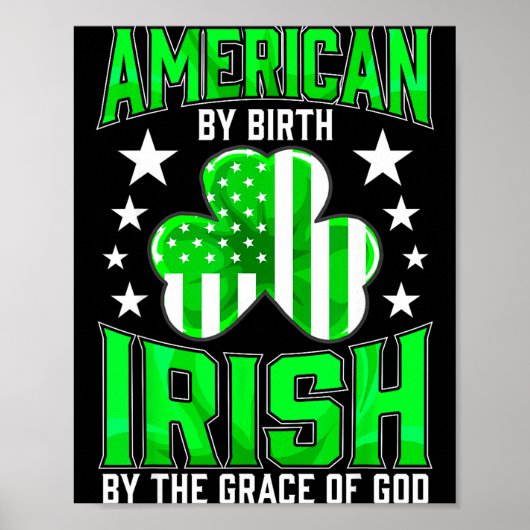 Lustiger irischer Stolz St. Patrick's Day keltisch Poster (Vorne)