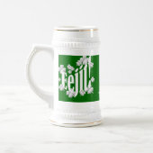 lustiger irischer Text Bierglas (Links)